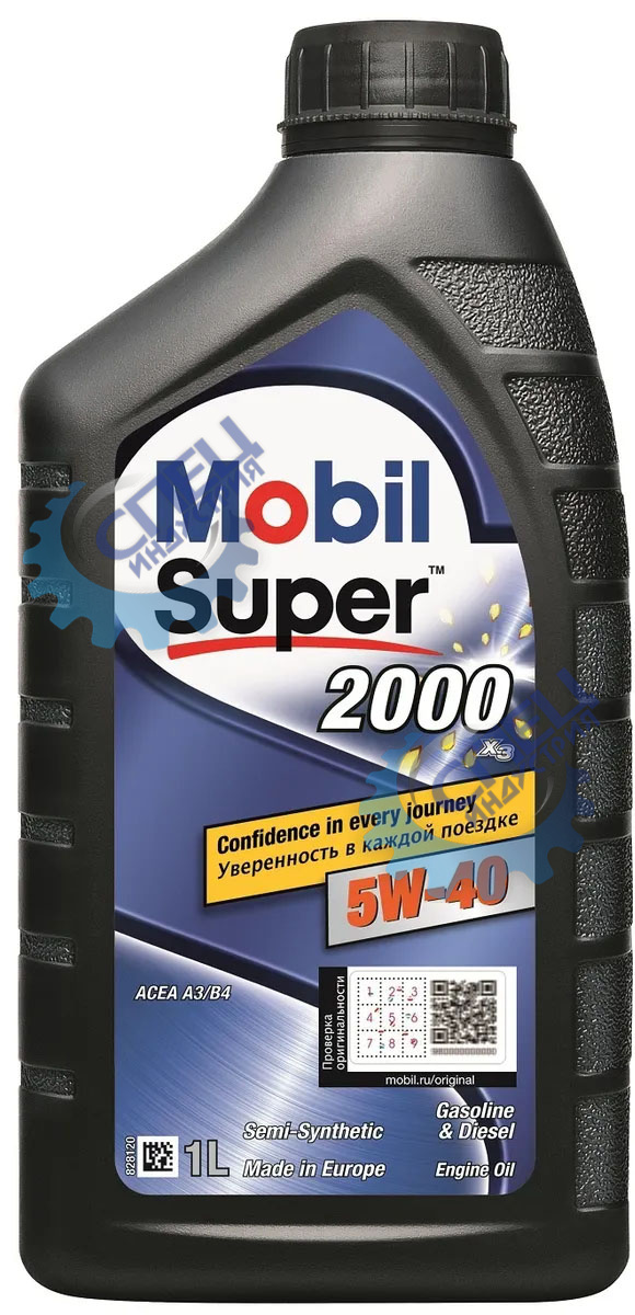 А/масло Mobil Super 2000 X3 5W40  1 л