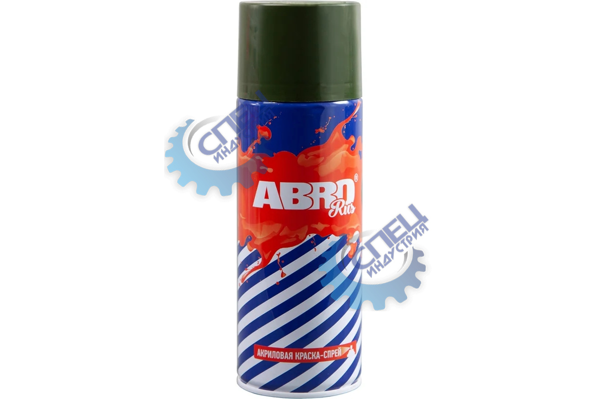 Краска акрил   12 Темно-зеленая  ABRO Rus (аэр) SPO-012-R