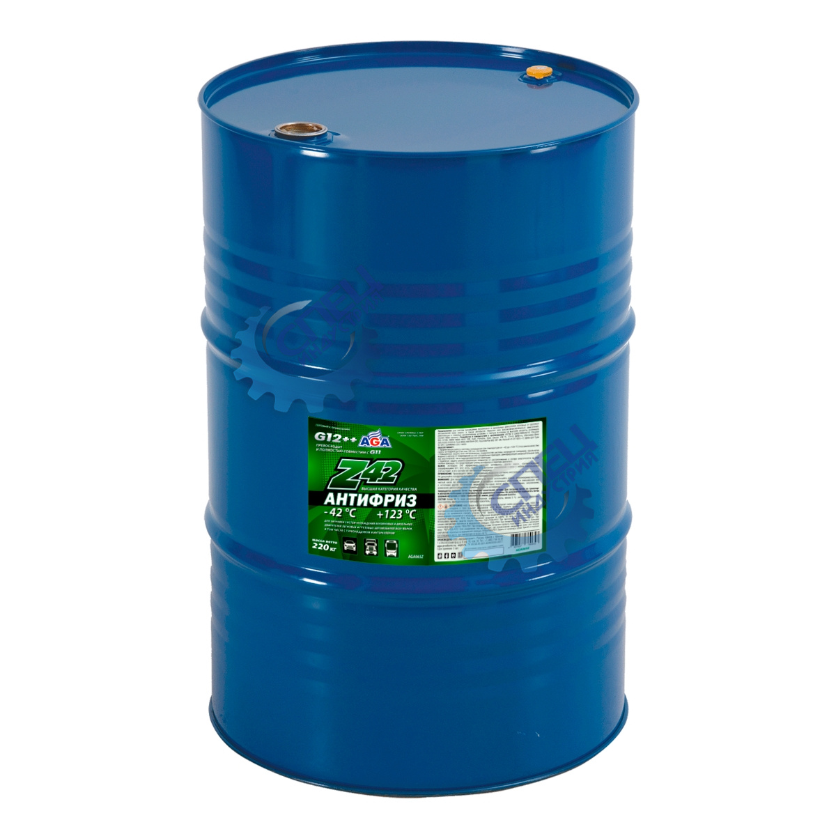 Антифриз AGA G12++ 220кг (AGA065z) (зелёный)