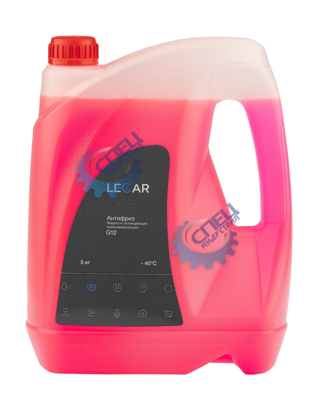 Антифриз LECAR G12  5л (красный)