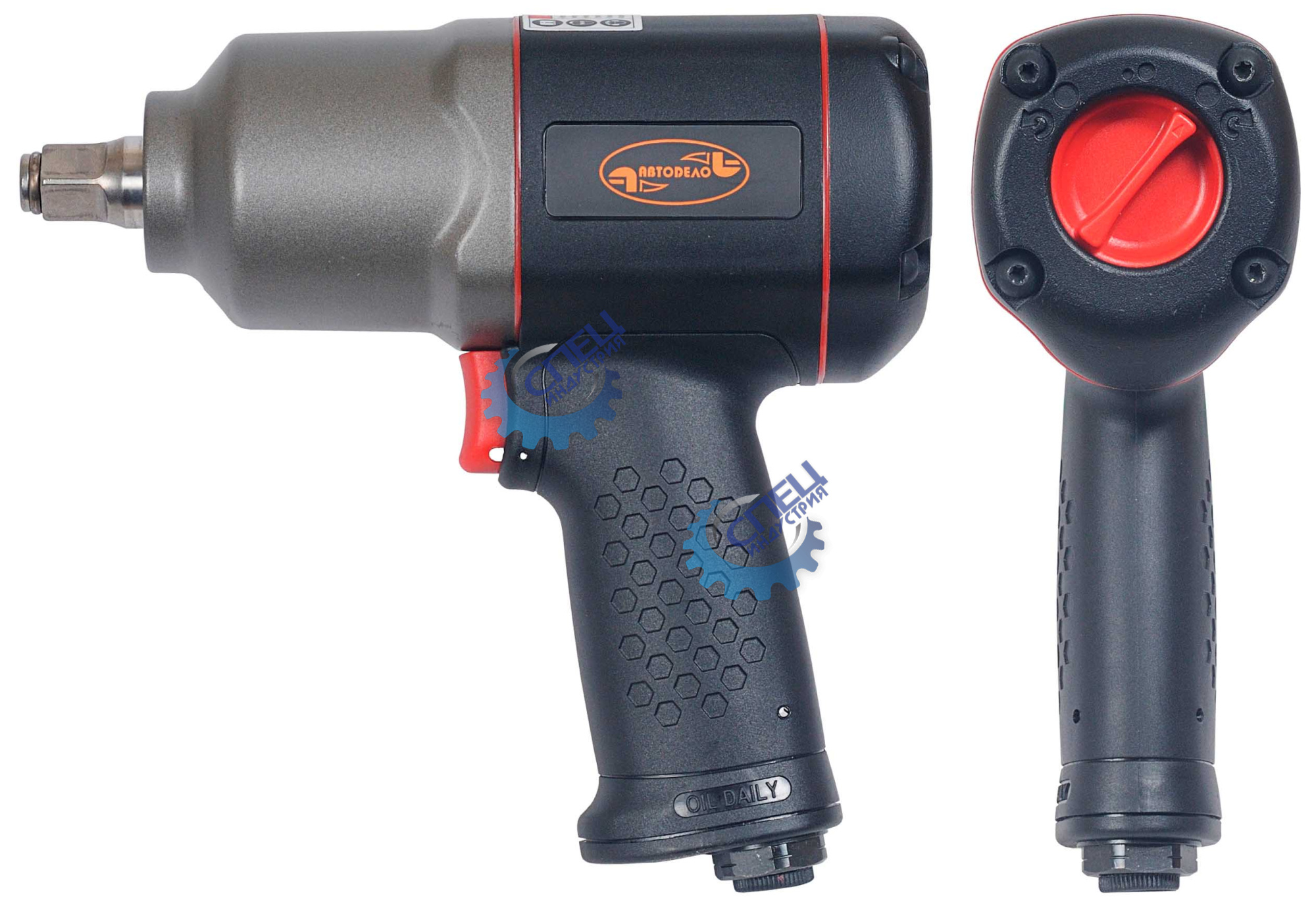 Пневмогайковерт ударн 1/2" 1600Нм (АвтоДело) (11233) 42510