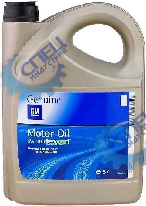 А/масло GM Motor Oil 5W30 Dexos2  5 л