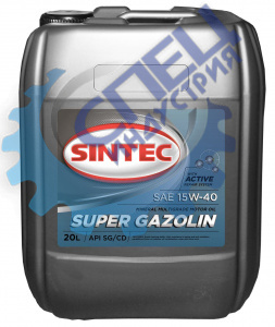 А/масло SINTEC Super Gasolin 15W40 20л SG/CD