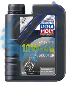 Масло 4T Liqui Moly 10W40 синт. 1л Scooter Motoroil Synth