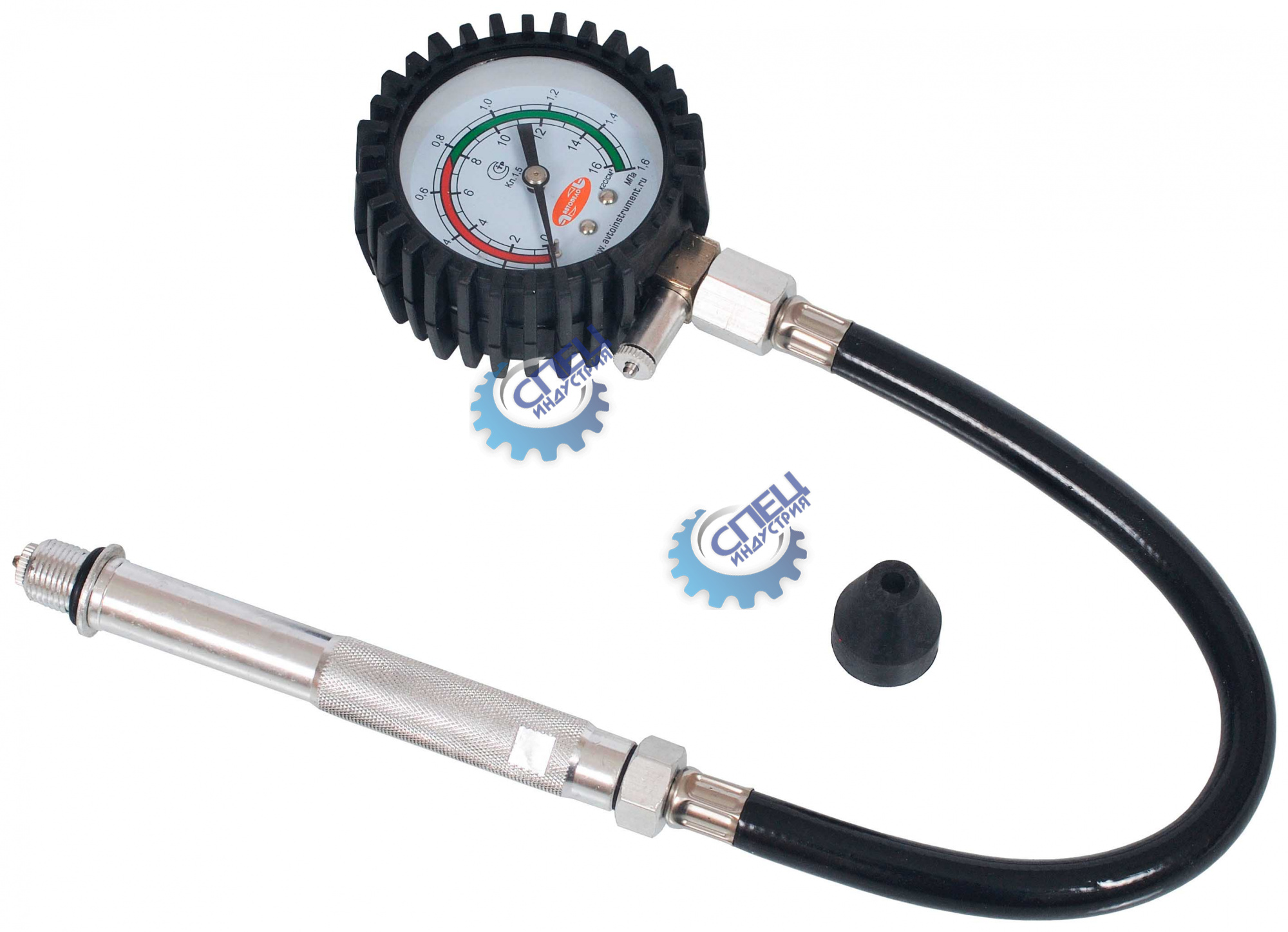 Компрессометр универс бензин 16 кгс/кв.см (АвтоДело) (11751) 40091