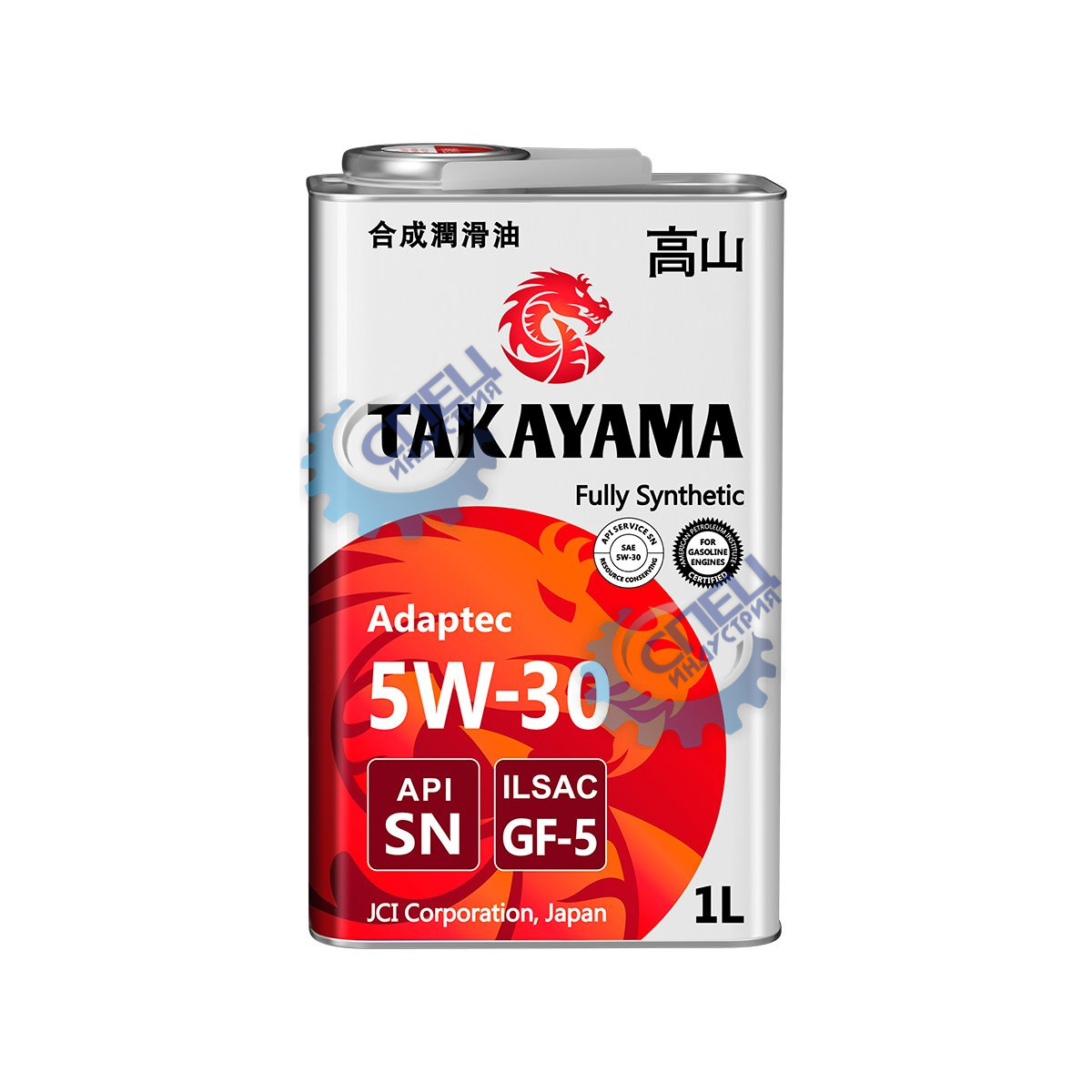 А/масло TAKAYAMA (МЕТАЛЛ) 5W30 син 1л GF-5 API SN Adaptec