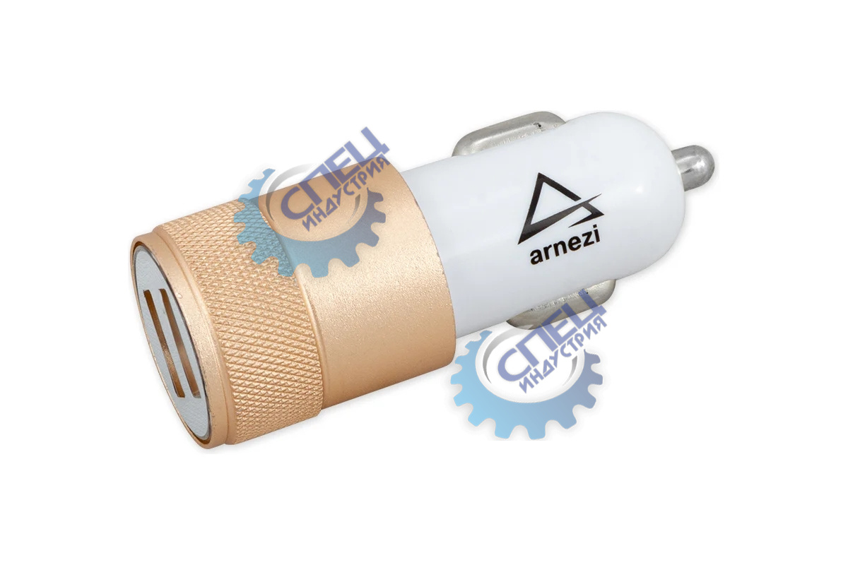 Зарядка "Адаптер USB в прикуриватель"  (Arnezi) 2,4A/5V 2хUSB A0603011