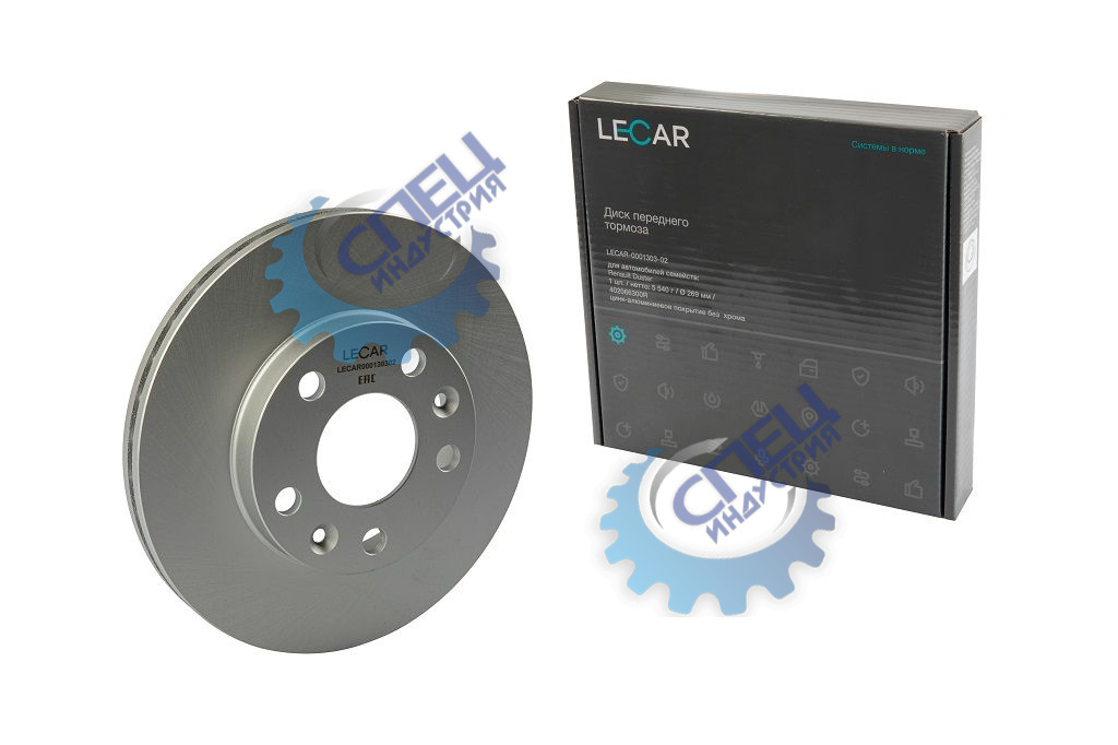 Диск торм передний Renault Duster (LECAR) 269 мм