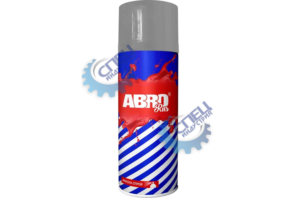 Краска акрил   Серая матовая  ABRO Rus 089R (аэр) SPO-089-R