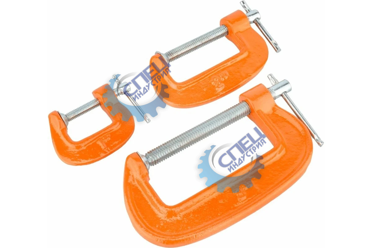 Струбцины набор 3 шт (25мм, 50мм, 75мм) (BERIL) 496003  10269