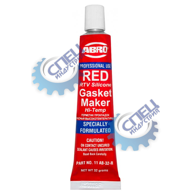 Герметик силиконовый красный 32 гр (ABRO) Masters маленький,китай